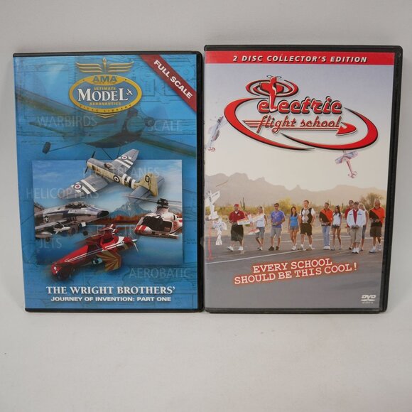 AMA, Wild Berry Productions Other - AMA Wright Brothers & Electric Flight School 2-DVD Collectors Edition - TESTED